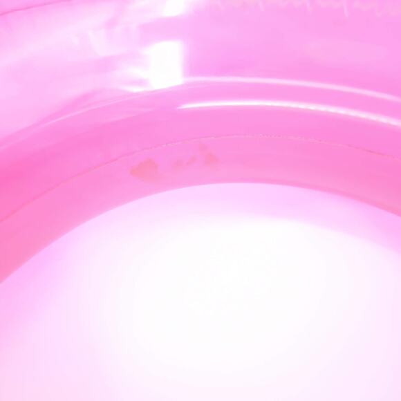 Intex 30" Transparent Hot Pink Inflatable Swim Tube / Pool Ring / Float - GUC - Picture 9 of 11